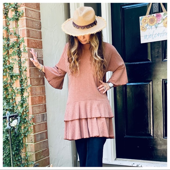 Bohemian chic Layered ruffle dress - Picture 3 of 8